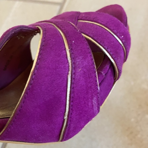 Dancing💃🏽Going Out Shoes 👠 High Heel Sandals 👡💗💜 - 7.5 Good used condition - Picture 5 of 16